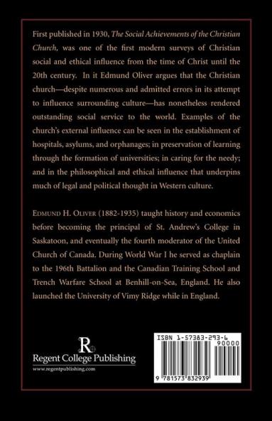 The Social Achievements of the Christian Church
