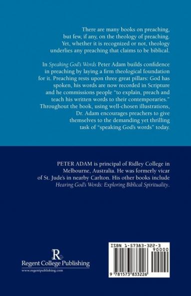 Speaking God's Words: A Practical Theology Of Preaching