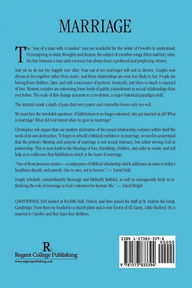 Marriage: Sex in the Service of God