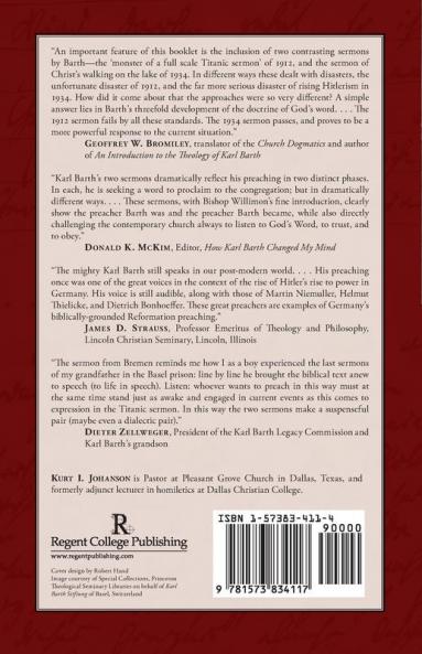 The Word in This World: Two Sermons by Karl Barth