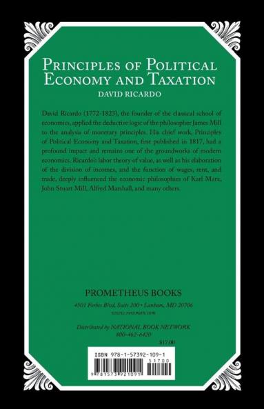 Principles of Political Economy and Taxation