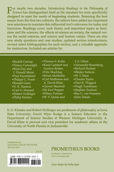 Introductory Readings in the Philosophy of Science