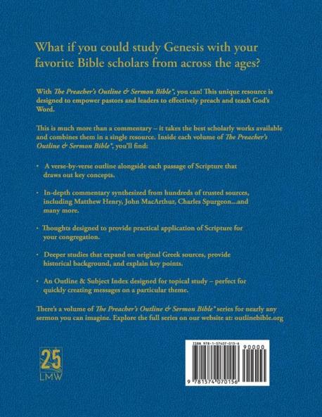 The Preacher's Outline & Sermon Bible - Vol. 1