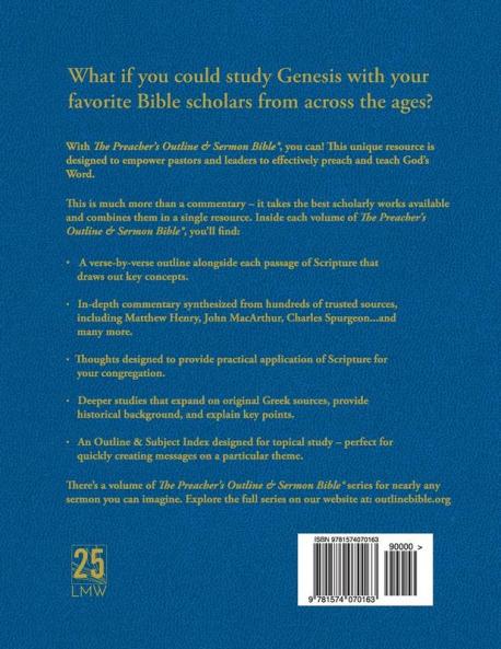 Preacher's Outline & Sermon Bible-KJV-Genesis 2: Chapters 12-50