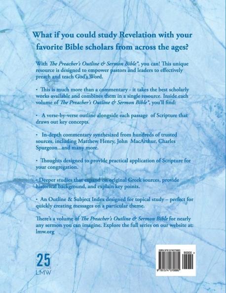Preacher's Outline & Sermon Bible-NIV-Revelation