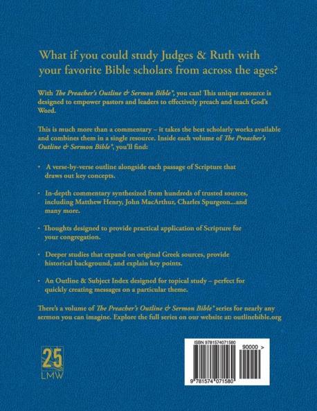 The Preacher's Outline & Sermon Bible-KJV-Judges Ruth: 9