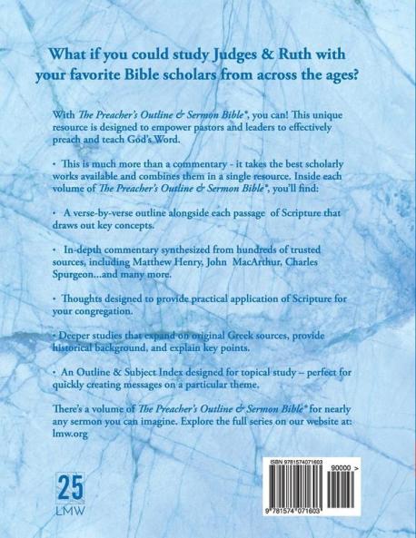 The Preacher's Outline & Sermon Bible: Judges & Ruth: New International Version