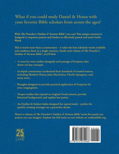The Preacher's Outline & Sermon Bible - Vol. 28: Daniel-Hosea: King James Version