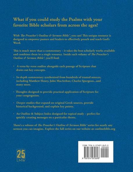 The Preacher's Outline & Sermon Bible - Vol. 20: Psalms (107-150): King James Version