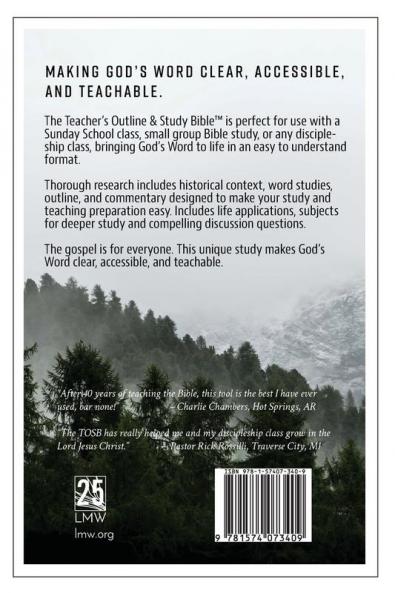 The Teacher's Outline & Study Bible: 1 & 2 Thessalonians