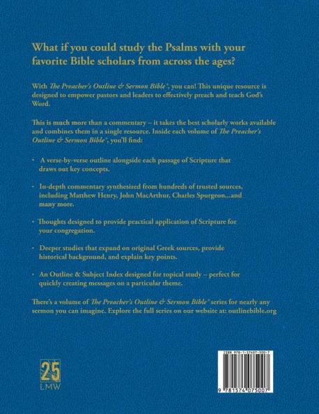 The Preacher's Outline & Sermon Bible: Psalms (107-150): King James Version