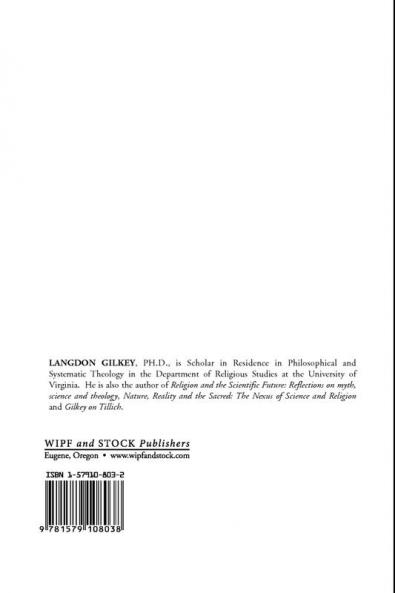 Message and Existence: An Introduction to Christian Theology
