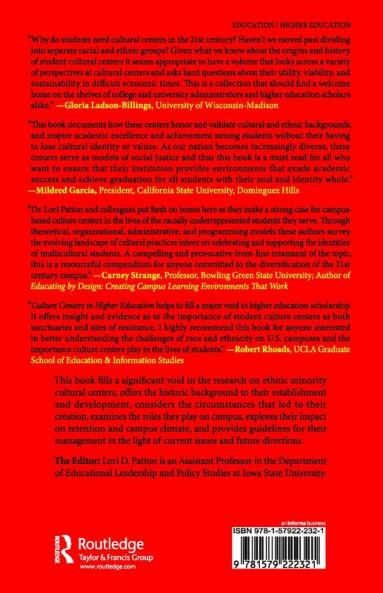 Culture Centers in Higher Education