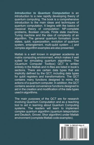 Introduction to Quantum Computation