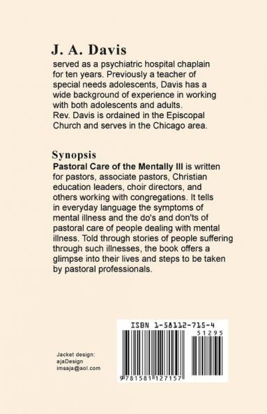 Pastoral Care of the Mentally Ill