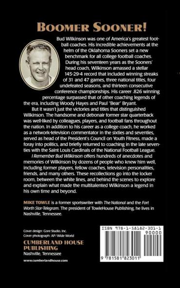 I Remember Bud Wilkinson