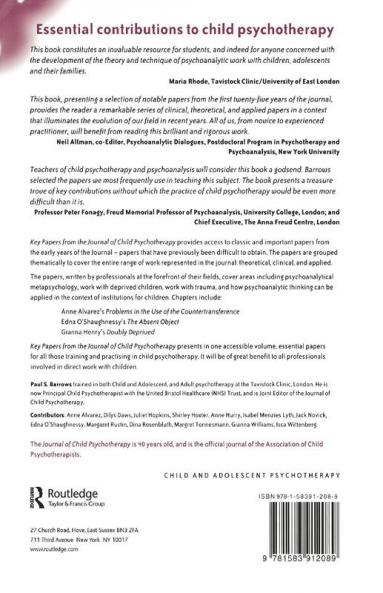 Key Papers from the Journal of Child Psychotherapy