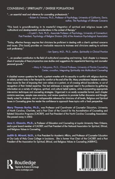 Religious and Spiritual Issues in Counseling