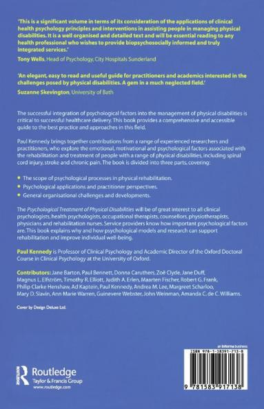 Psychological Management of Physical Disabilities