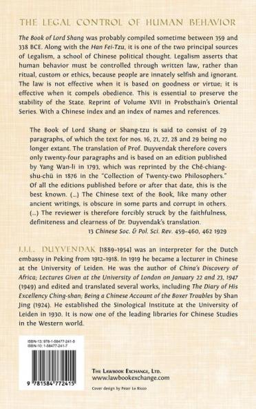 The Book of Lord Shang