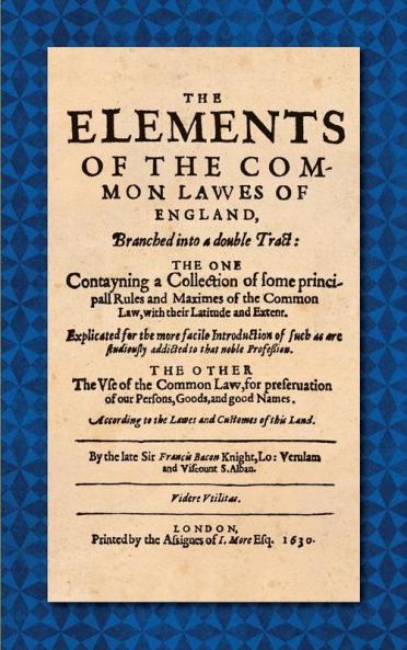 The Elements of the Common Laws of England (1630)