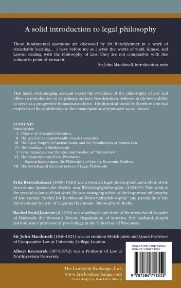 The World's Legal Philosophies