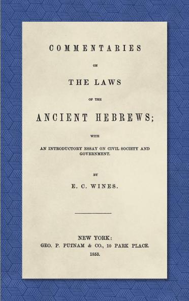 Commentaries on the Laws of the Ancient Hebrews (1853)