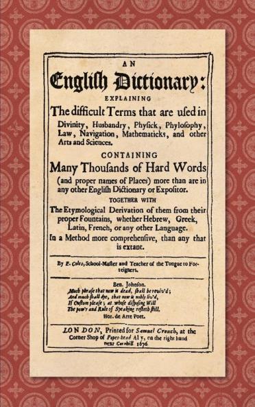 An English Dictionary (1676)
