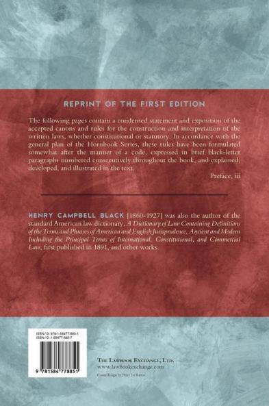 Handbook on the Construction and Interpretation of the Law