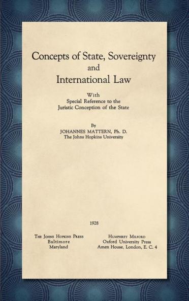 Concepts of State Sovereignty and International Law [1928]