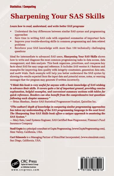 Sharpening Your SAS Skills