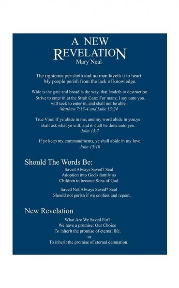 A New Revelation from God