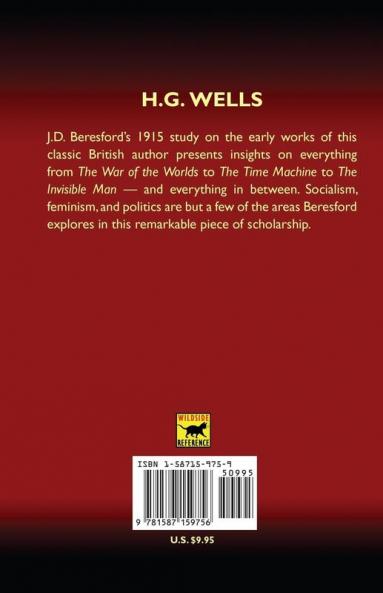 H.G. Wells: A Critical Study