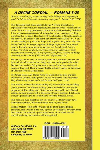 A Divine Cordial - Romans 8: 28