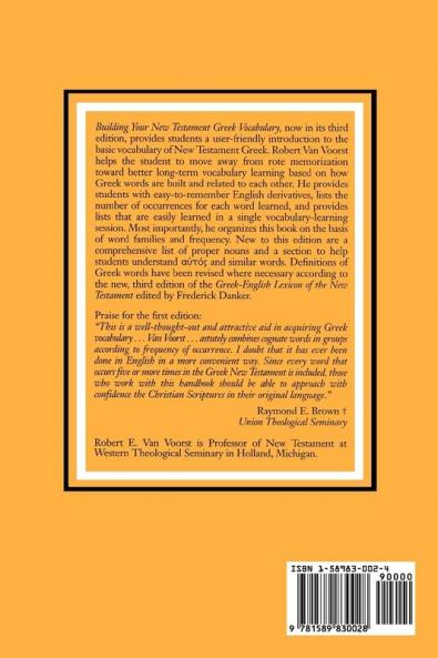 Building Your New Testament Greek Vocabulary Third Edition
