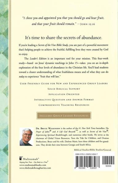 Secrets of the Vine Leader's Guide