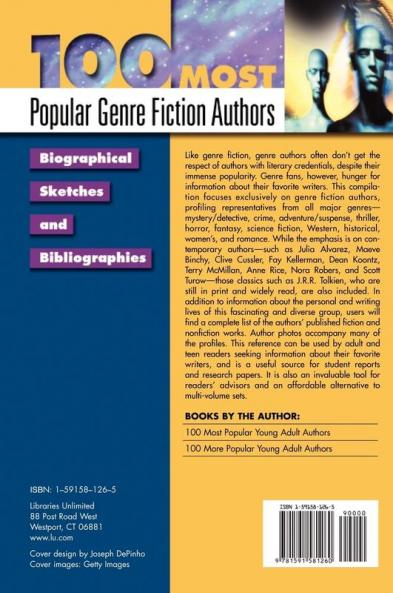 100 Most Popular Genre Fiction Authors