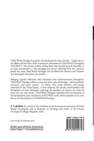 Third World Theologies: Commonalities and Divergences