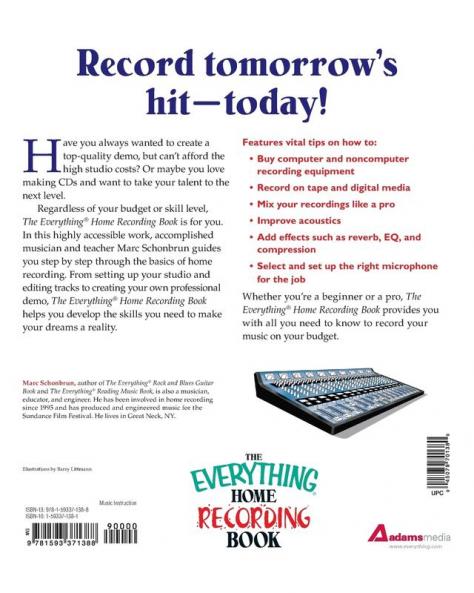 The Everything Home Recording Book