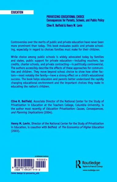 Privatizing Educational Choice