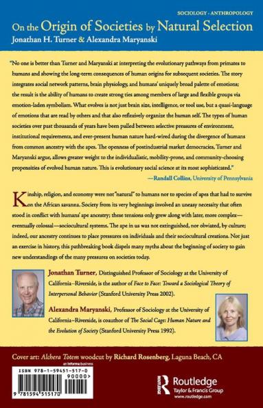 On the Origin of Societies by Natural Selection