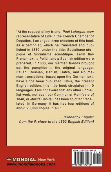 Socialism: Utopian and Scientific (Appendix: The Mark. Preface: Karl Marx)