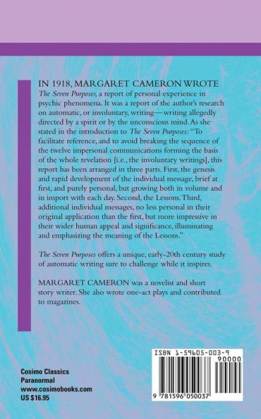 The Seven Purposes: An Experience in Psychic Phenomena