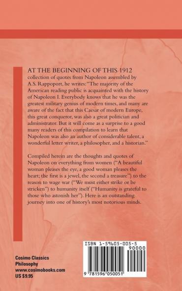 Great Thoughts from Napoleon (Cosimo Classics Philosophy)