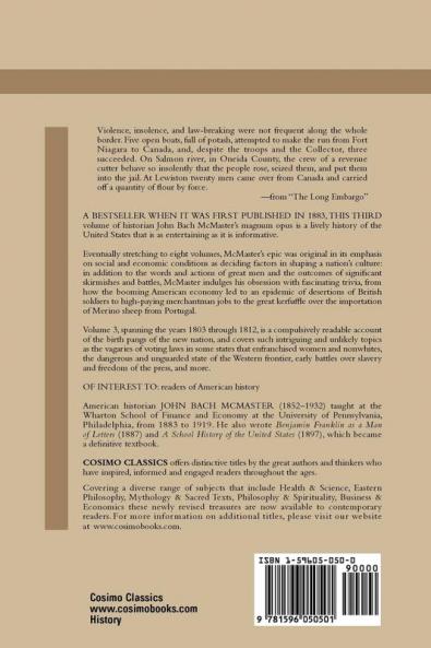A History of the People of the United States: Volume 3 - From the Revolution to the Civil War