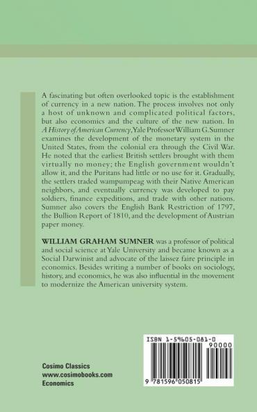 A History of American Currency