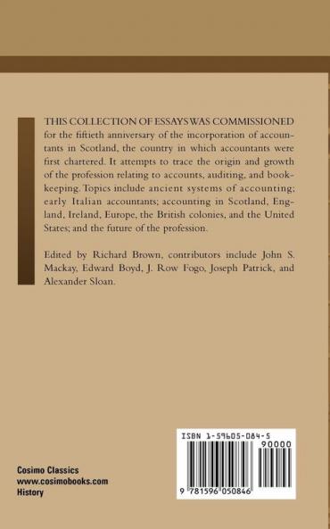 A History of Accounting and Accountants (Cosimo Classics History)
