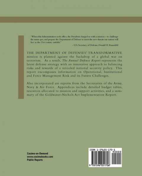 2004 Annual Defense Report to the President and the Congress