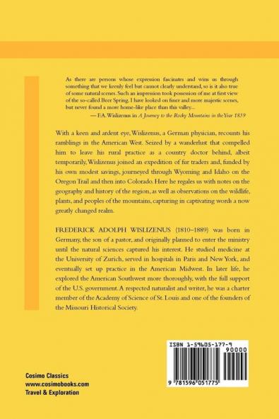 A Journey to the Rocky Mountains in the Year 1839 (Cosimo Classics Travel & Exploration)