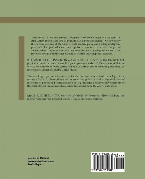 The Schlesinger Report: An Investigation of Abu Ghraib